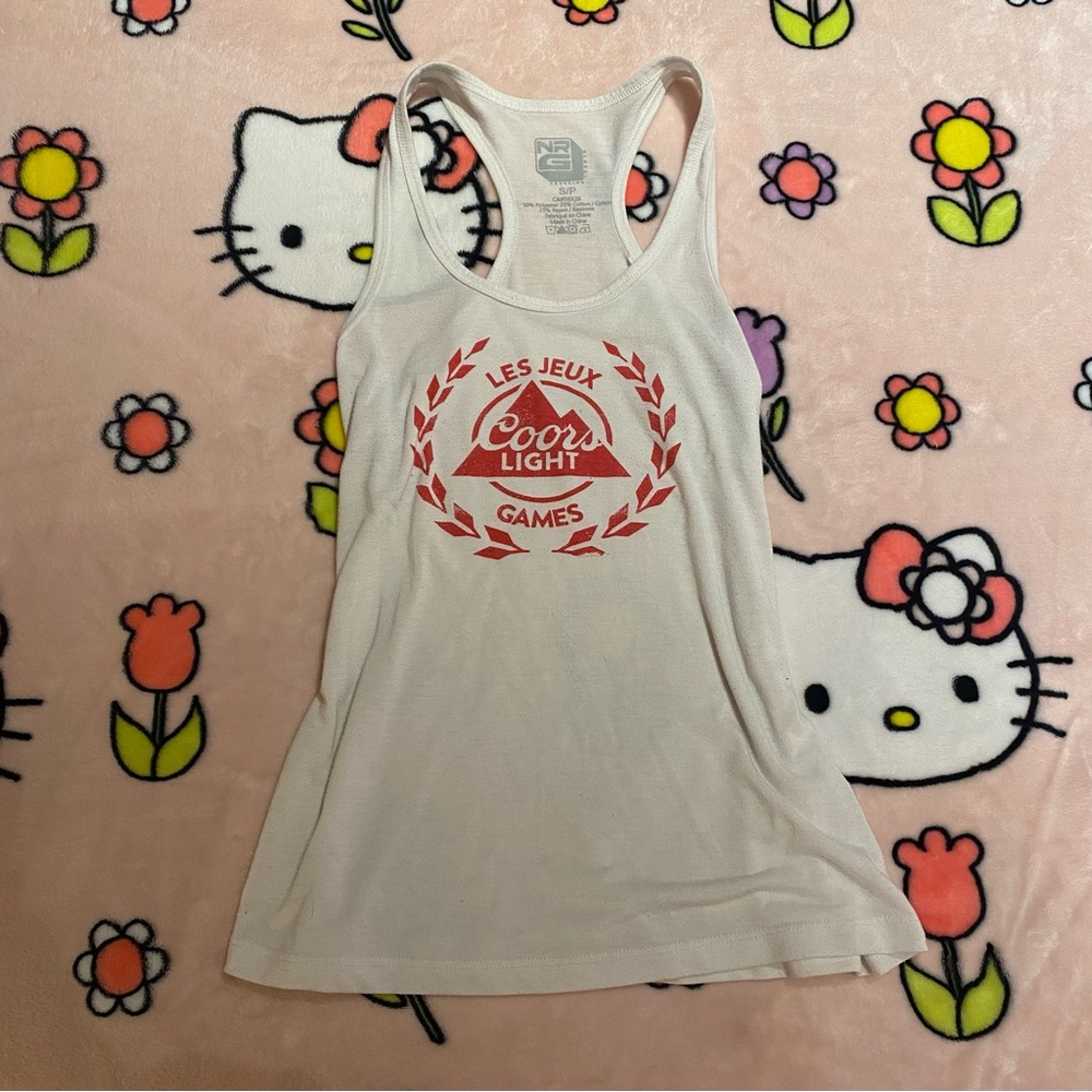 Coors Light White Tank Top